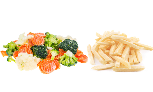 Des légumes et des frites